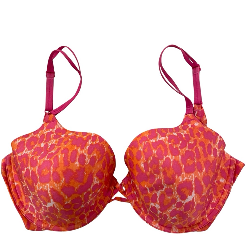 Victoria’s Secret Perfect Coverage Pink Leopard Print Bra
